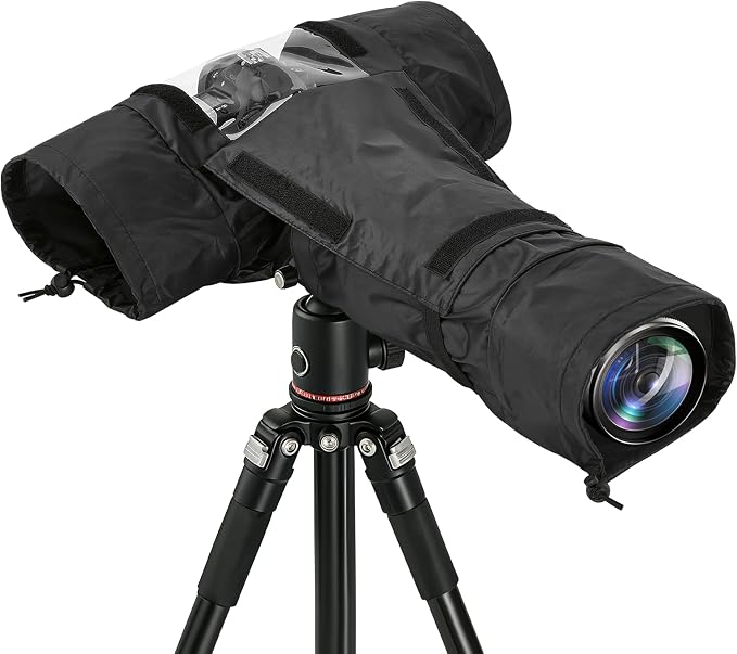 Professional Waterproof Camera Rain Cover, Universal DSLR Camera Protector by Fizentia