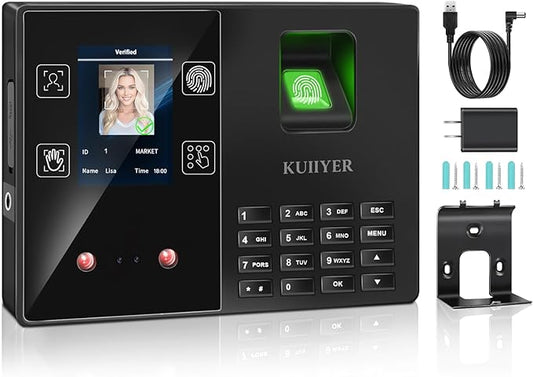 KUIIYER 4 in 1 Employees Time Clocks by KUIIYER