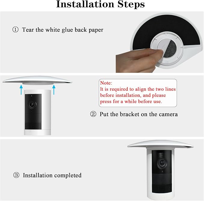 2Pack Sun Rain Shade Camera Cover Compatible - Image 4