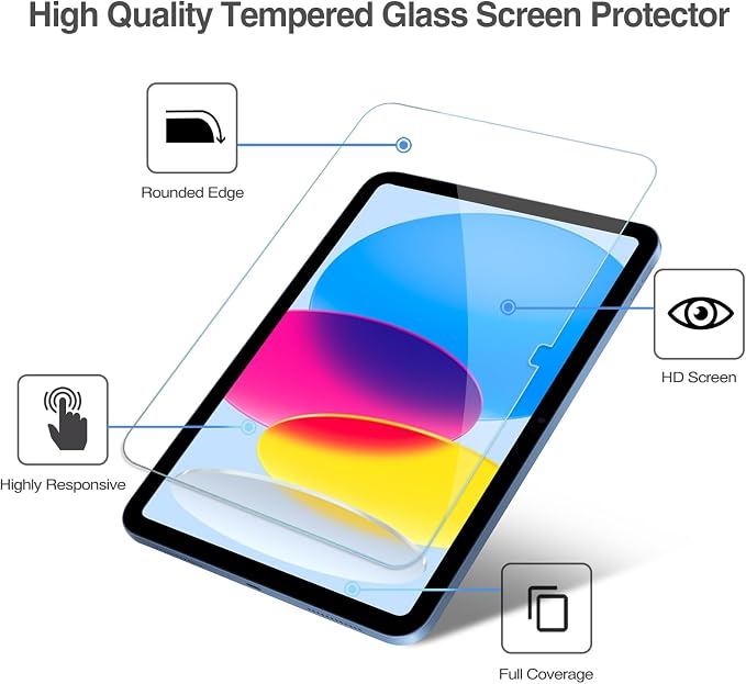 ProCase 2+3 Pack Tempered Screen Protector - Image 3