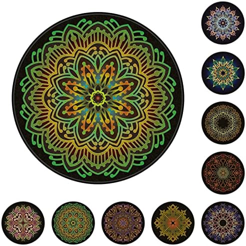 Chair Mat for Hardwood Floor Anti-Slip Floor Protector Round Gaming Computer by GZQIAWY