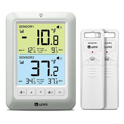 U UNNI Refrigerator Thermometer by UUNNI