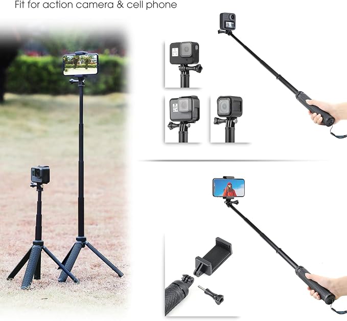SOONSUN 3in1 Aluminum Waterproof Selfie Stick - Image 5