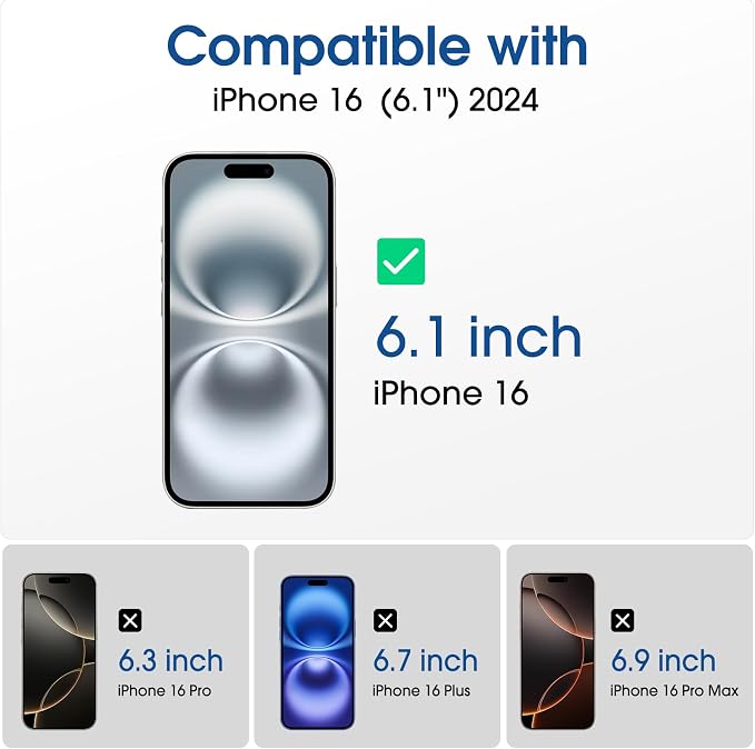 amFilm Auto-Alignment OneTouch for iPhone 16 Screen Protector + Camera Lens - Image 2