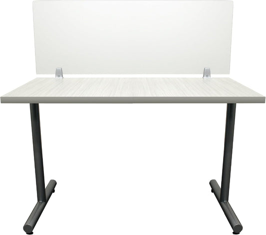 OBEX Frosted Acrylic Desk Mounted Privacy Panel, 18" x 60", Frosted