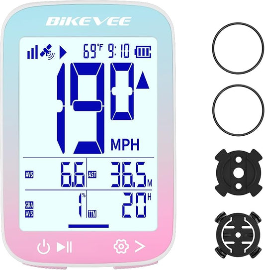 GPS Bike Computer Wireless Cycling Computer by Bikevee
