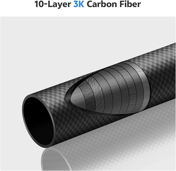 TONYBOO 61" Carbon Fiber Camera Monopod, 28mm 6-Section Height, Portable - Image 5