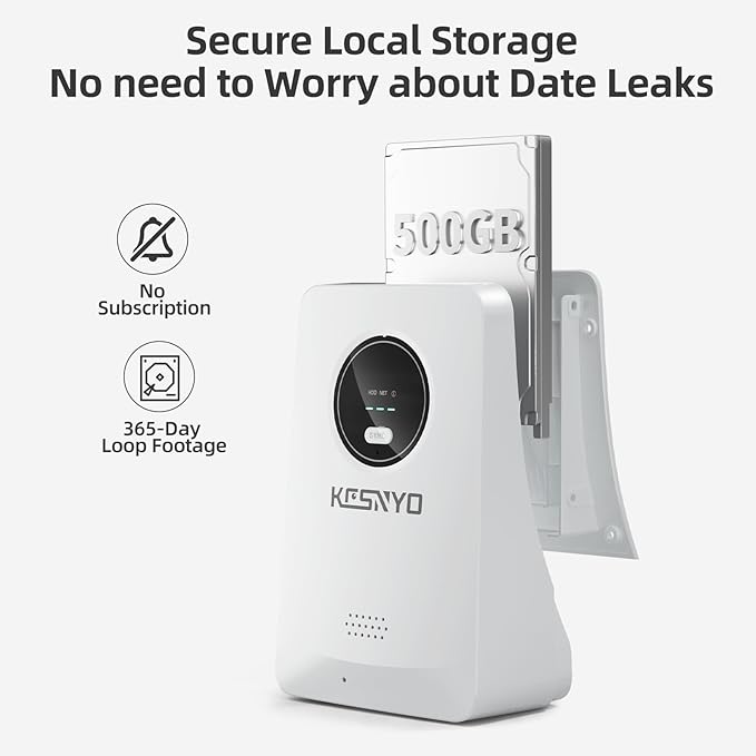 Solar Security Cameras Wireless Outdoor, 4MP Solar Powered Home Security - Image 2