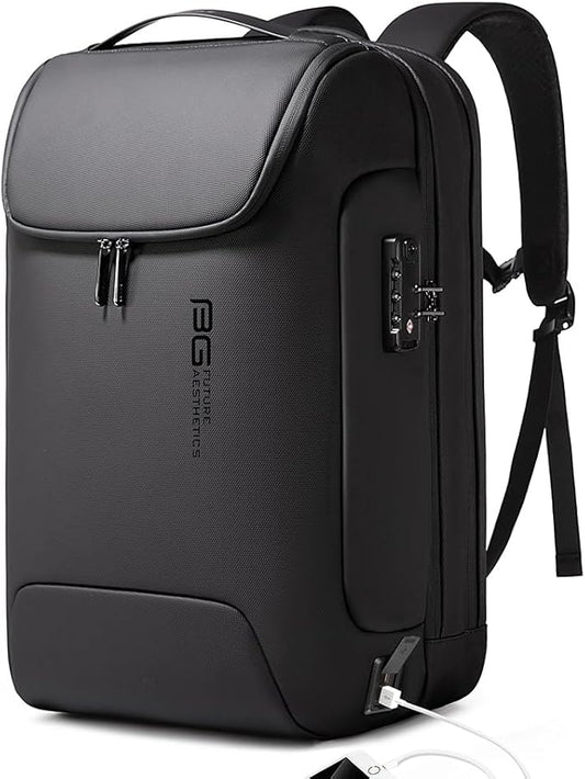 BANGE Men's Anti-Theft Backpack, Waterproof Fashion Travel Backpacks, High Tech by BANGE