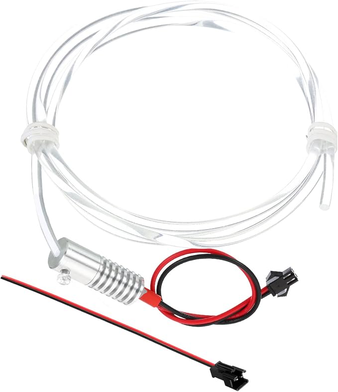 PATIKIL 3mm 1m PMMA Side Glow Fiber Optic Cable Kit, by PATIKIL