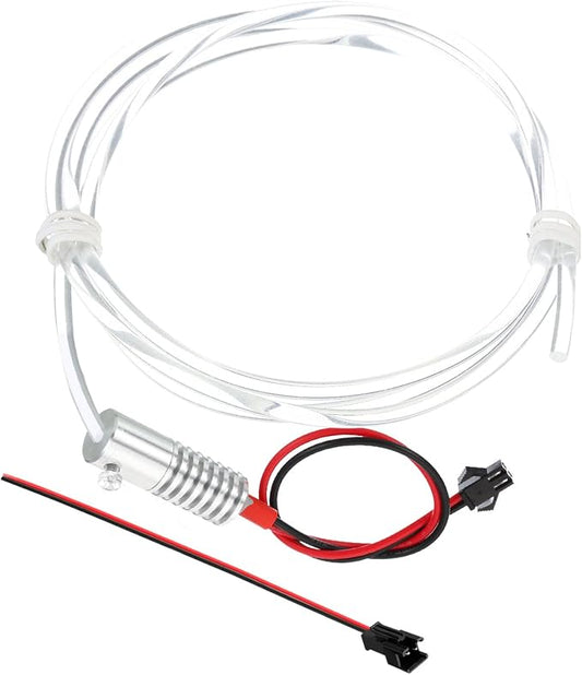 PATIKIL 3mm 1m PMMA Side Glow Fiber Optic Cable Kit, by PATIKIL