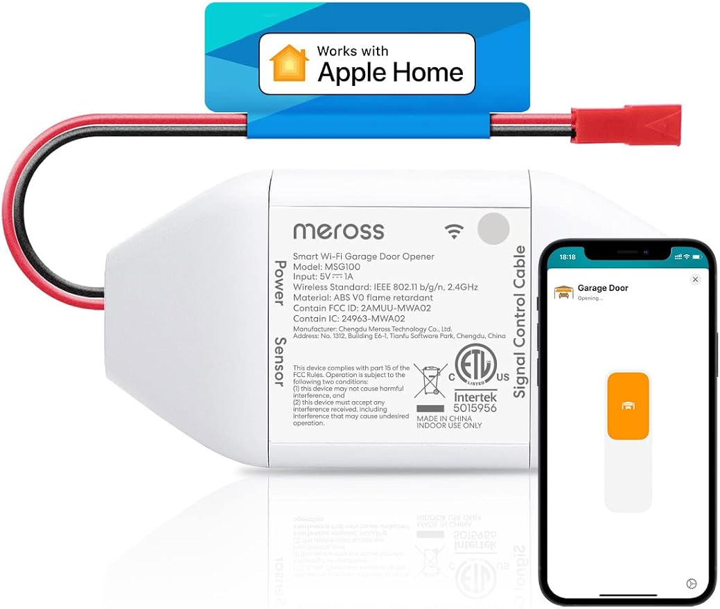 meross Smart Garage Door Opener Remote, Compatible by meross