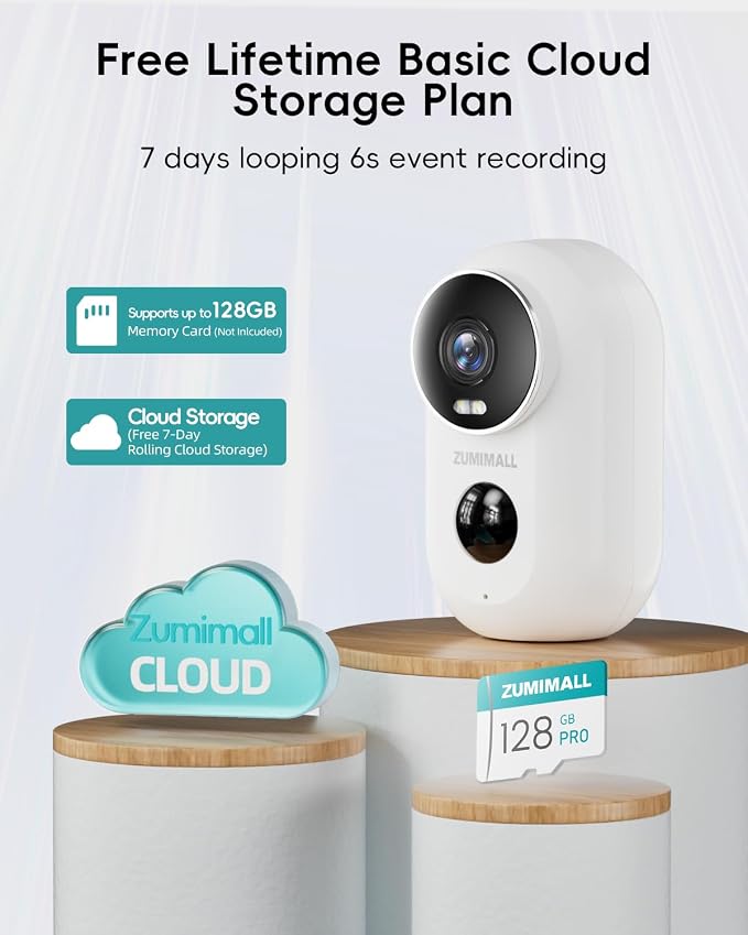 ZUMIMALL Solar Security Cameras Wireless Outdoor, 2K Outdoor Camera Wireless - Image 7