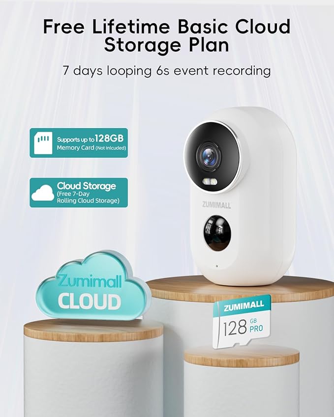 ZUMIMALL Solar Security Cameras Wireless Outdoor, Solar Camera Outdoor Wireless - Image 7