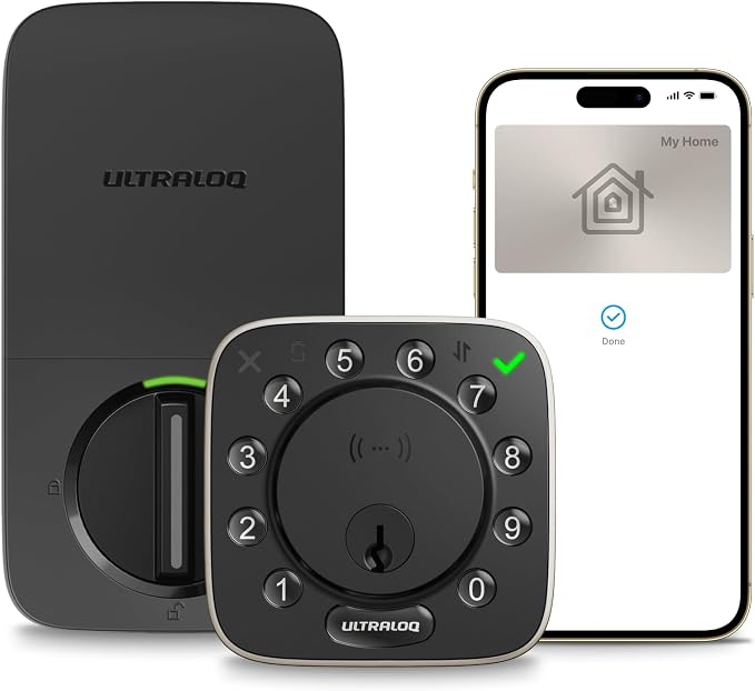 ULTRALOQ Bolt NFC Smart Lock, World's First Front Door Lock by ULTRALOQ