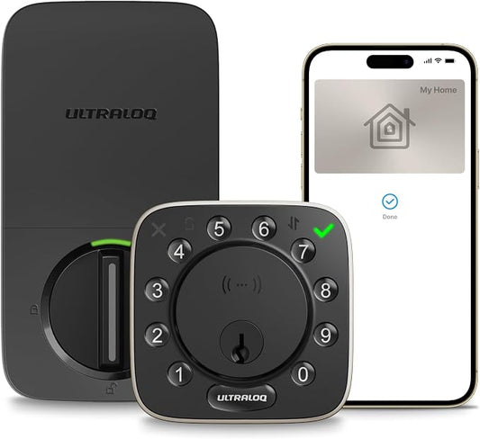 ULTRALOQ Bolt NFC Smart Lock, World's First Front Door Lock by ULTRALOQ