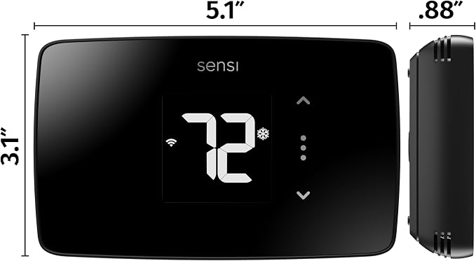 Sensi Lite Smart Thermostat, Programmable, Easy DIY, Works - Image 2