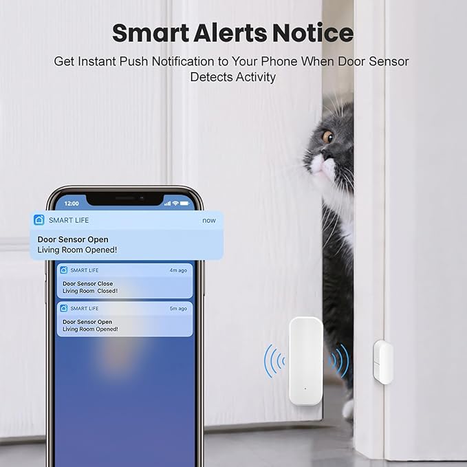 Smart Door and Window Sensor: WiFi Door Sensor - Image 2