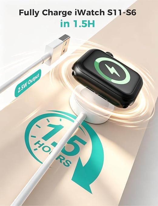   for Apple Watch Charger USB Magnetic Fast Charging - Image 4