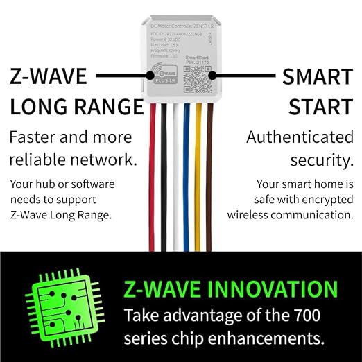 Zooz 700 Series Z-Wave Plus DC Motor Controller ZEN53 | Z-Wave Hub Required - Image 4