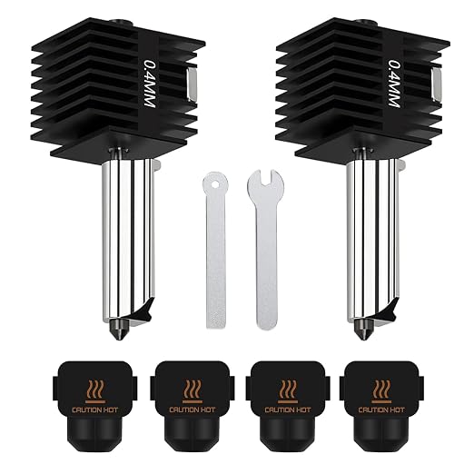 HzdaDeve 2 Pack A1 Mini/A1/A2L Hotend Print Head Hot End Kit Extruder Upgrade by HzdaDeve