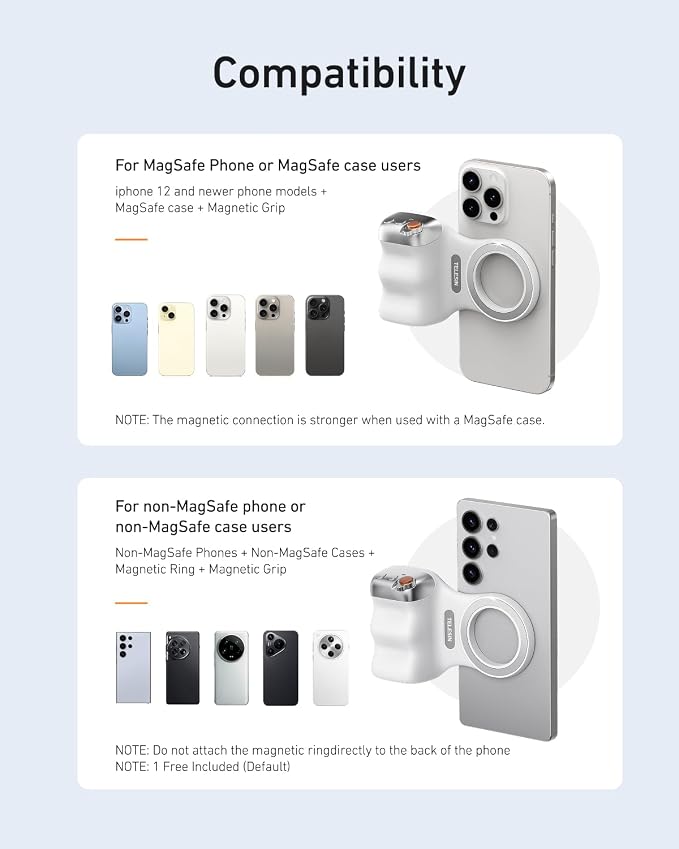 TELESIN Fun Shot Magnetic Phone Camera Grip 2 - Image 7