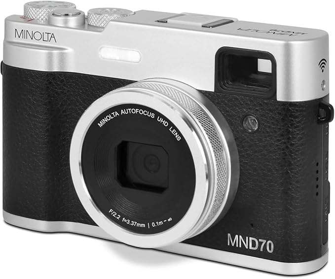 Minolta Retro Digital Camera – 48MP Autofocus Compact - Image 4