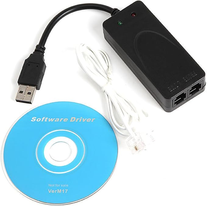 MOUDOAUER 56K External USB Data Fax Dial External Modem Driver - Image 3