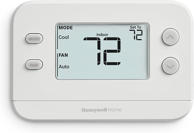 NEW! Honeywell Home Non-Programmable Thermostat, Single-Stage, 1 Heat/1 Cool by HoneywellHome