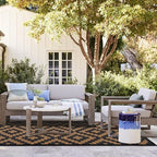 SAND MINE Reversible Mats, Plastic Straw Rug, Modern Area Rug, Large Floor Mat - Image 7