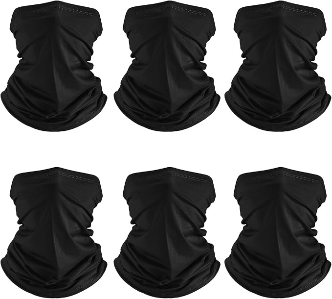 Geyoga 6 Pieces Summer UV Protection Cooling Neck Gaiter Face Clothing Neck by Geyoga