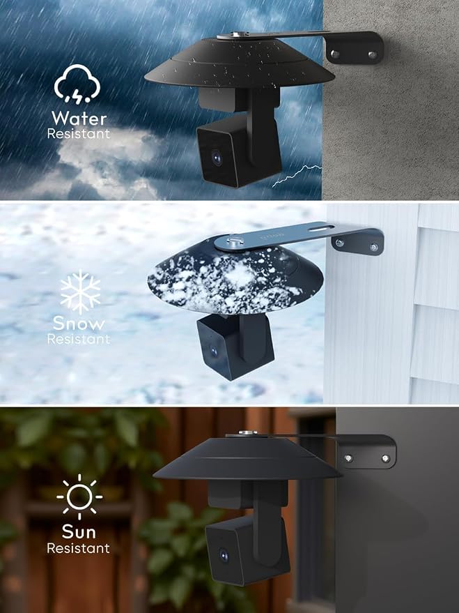Gcioii Wall Mount for WYZE Cam Pan V3 & Cam Pan V4, Weatherproof Cover and - Image 4