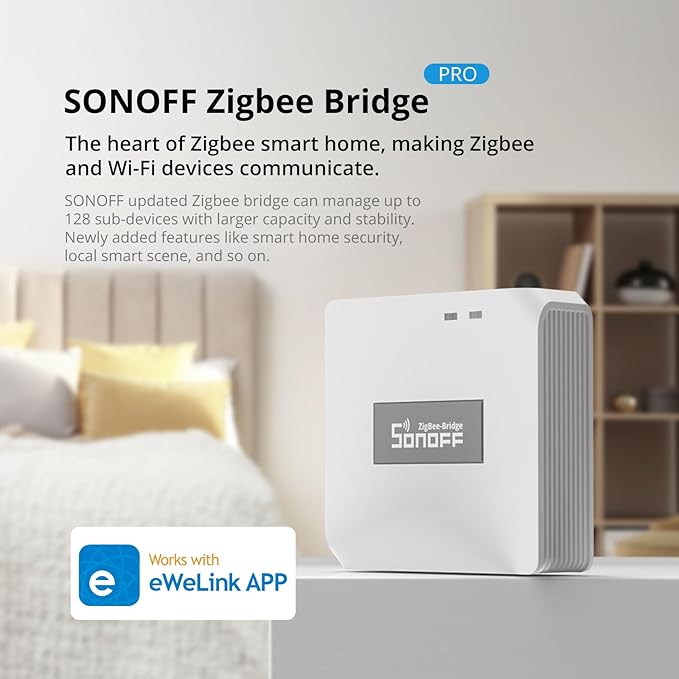 SONOFF Zigbee Bridge Pro Hub, ZigBee 3.0 Smart Gateway, APP Control and - Image 2