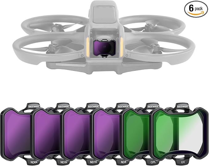 NEEWER Snap On ND&UV&CPL Filter Set Compatible by Neewer