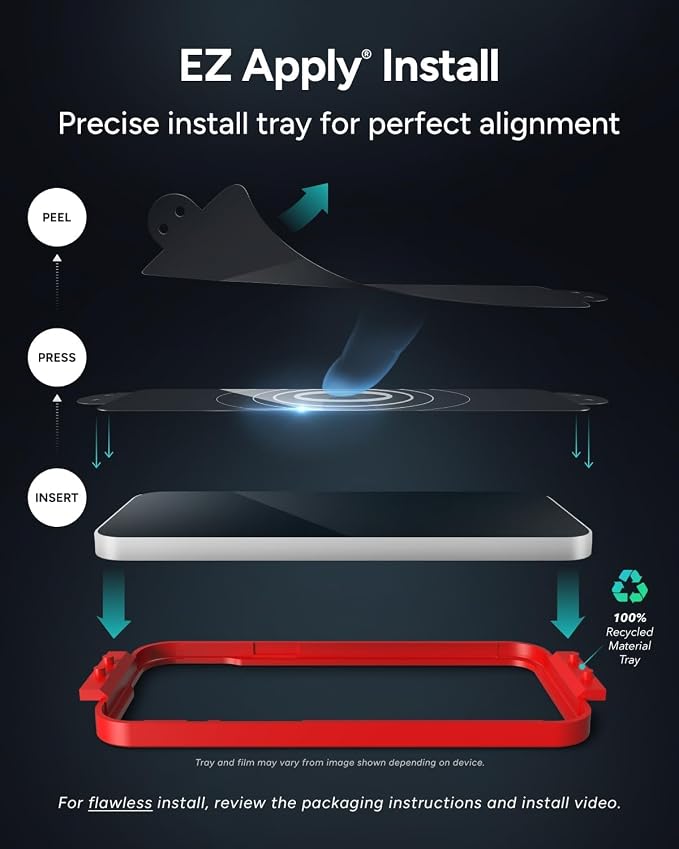 ZAGG Glass Elite Anti-Reflective Samsung Galaxy Z Fold6 Camera Lens Protector - Image 5