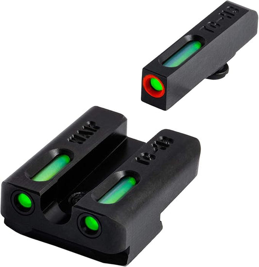 Truglo TFX PRO Handgun Sight, Glowing Shock Proof Tritium and Fiber Optic Night by TruGloInc-Sports