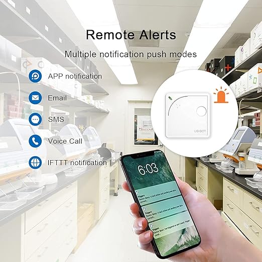 WS1 WiFi Environmental Sensor: Temp, Light Monitoring | External Probe | Alerts - Image 3