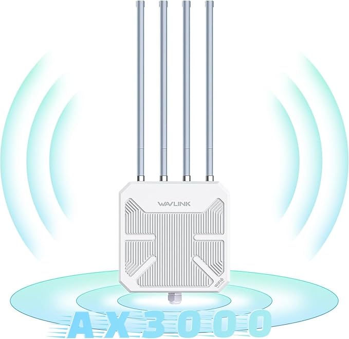 WAVLINK 2026 AX3000 WiFi 6 Wireless Outdoor Wireless Access Points, Long Range by WAVLINK%C2%AE