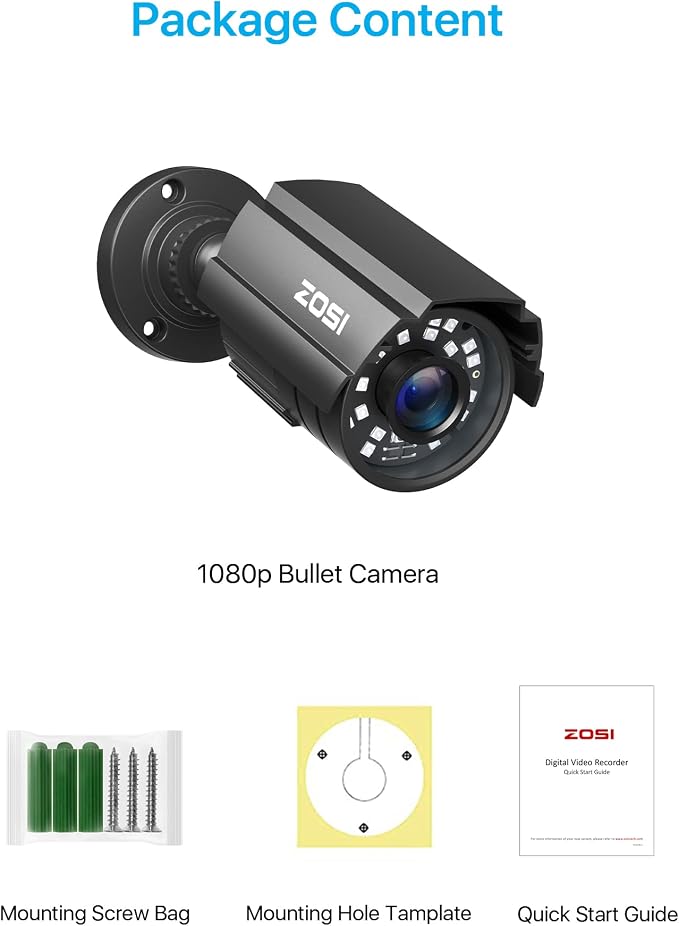 ZOSI 1080P HD TVI Security Camera - Image 9