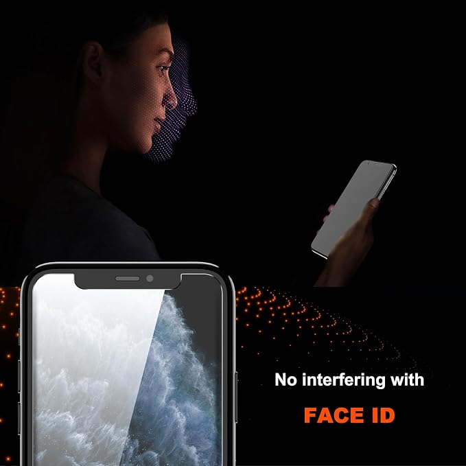 YMHML 2 Pack Compatible for iPhone 11 Pro Max/Xs Max Privacy Screen Protector - Image 4