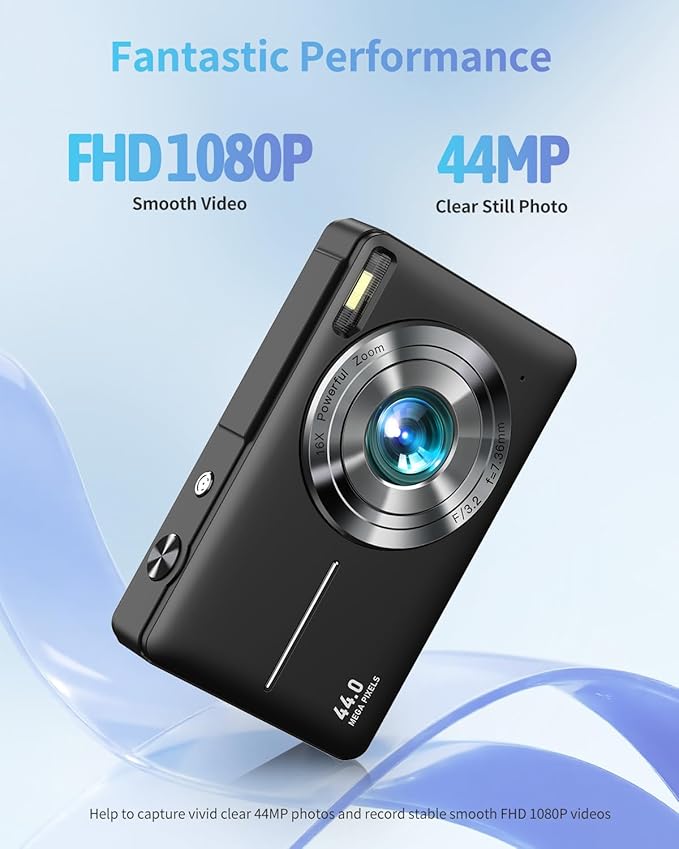 Digital Camera, FHD 1080P Point and Shoot Camera - Image 2