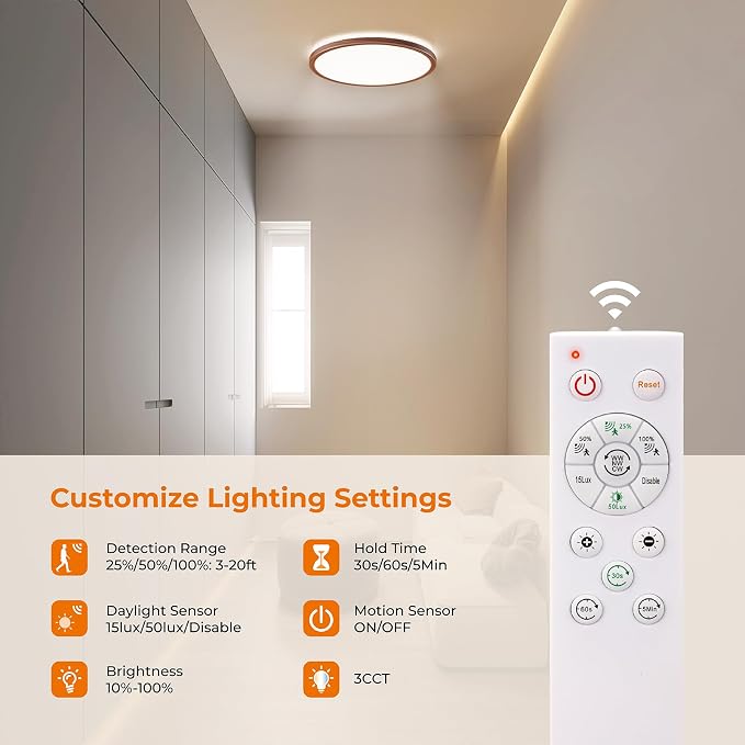 Matane Motion Sensor LED Ceiling Light - Image 2