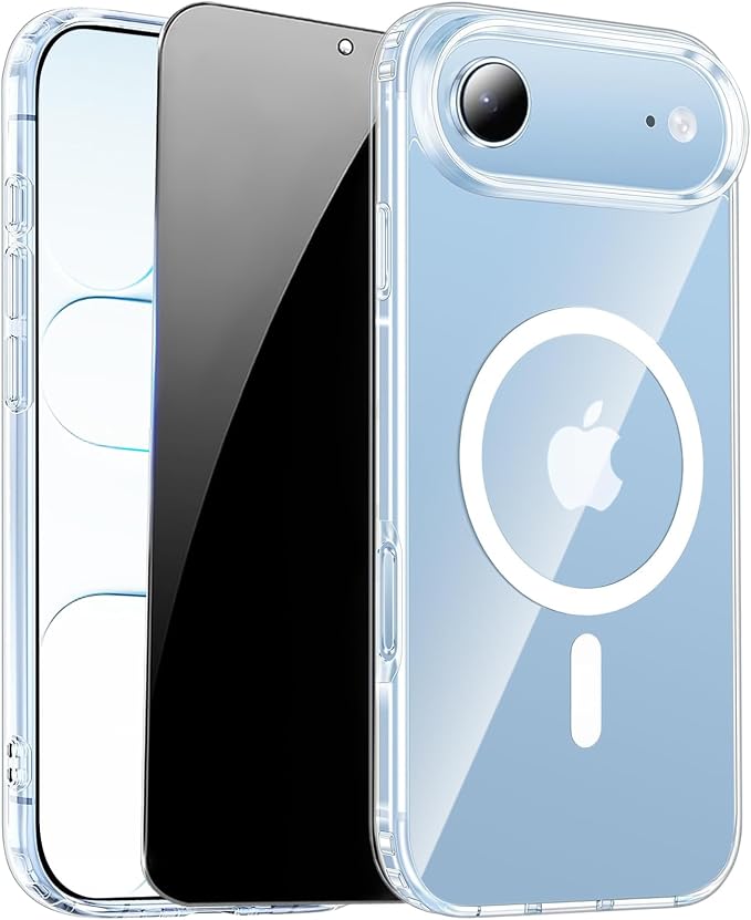 for iPhone Air Case Clear, Magnetic iPhone 17 Air Case by ZOZDOKG