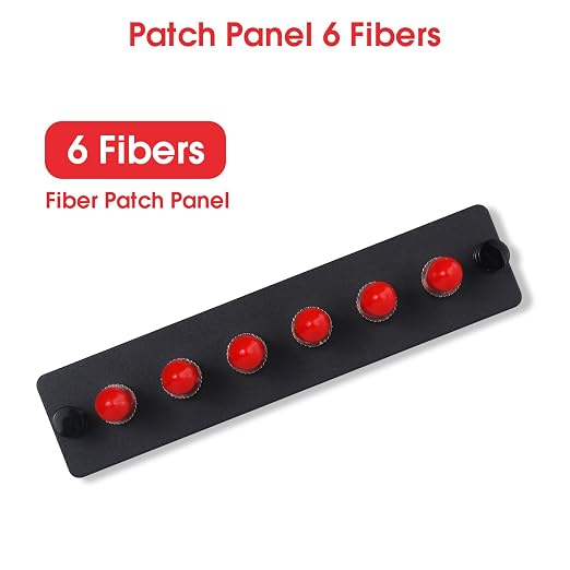 6 Simplex ST Fiber Patch Panel - Image 3