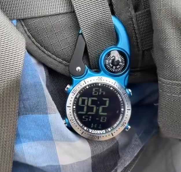 Dakota Digital Backpacker Clip, Fob and Pocket Watch, Timer and Dual Time - Image 2