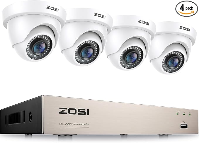 ZOSI 3K Lite 8CH H.265+ Home Security Camera System by ZOSI