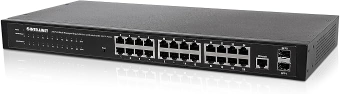 Intellinet 24 Port Web Managed Gigabit Ethernet Switch by IntellinetNetworkSolutions
