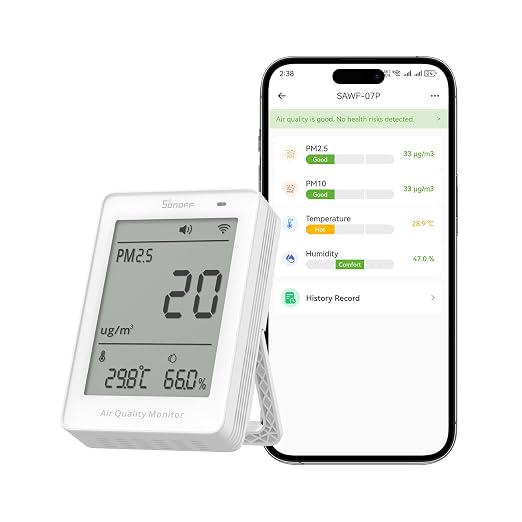 SONOFF SAWF-07P Smart Indoor Air Quality Monitor by SONOFF