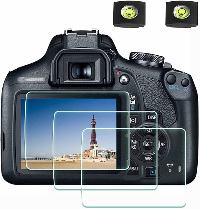 ULBTER Screen Protector for Canon EOS Rebel T7 T6 T5 2000D Camera & Hot Shoe by ULBTER