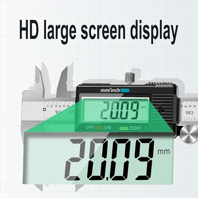 Digital Caliper, Electronic Digital Calipers, YKLSXKC 0-6" Calipers Measuring - Image 7